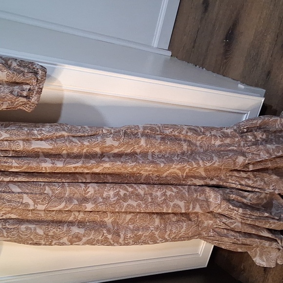 New! Anthropologie Patrons Of Peace Boho Maxi Dress In Sandstone - Picture 5 of 8